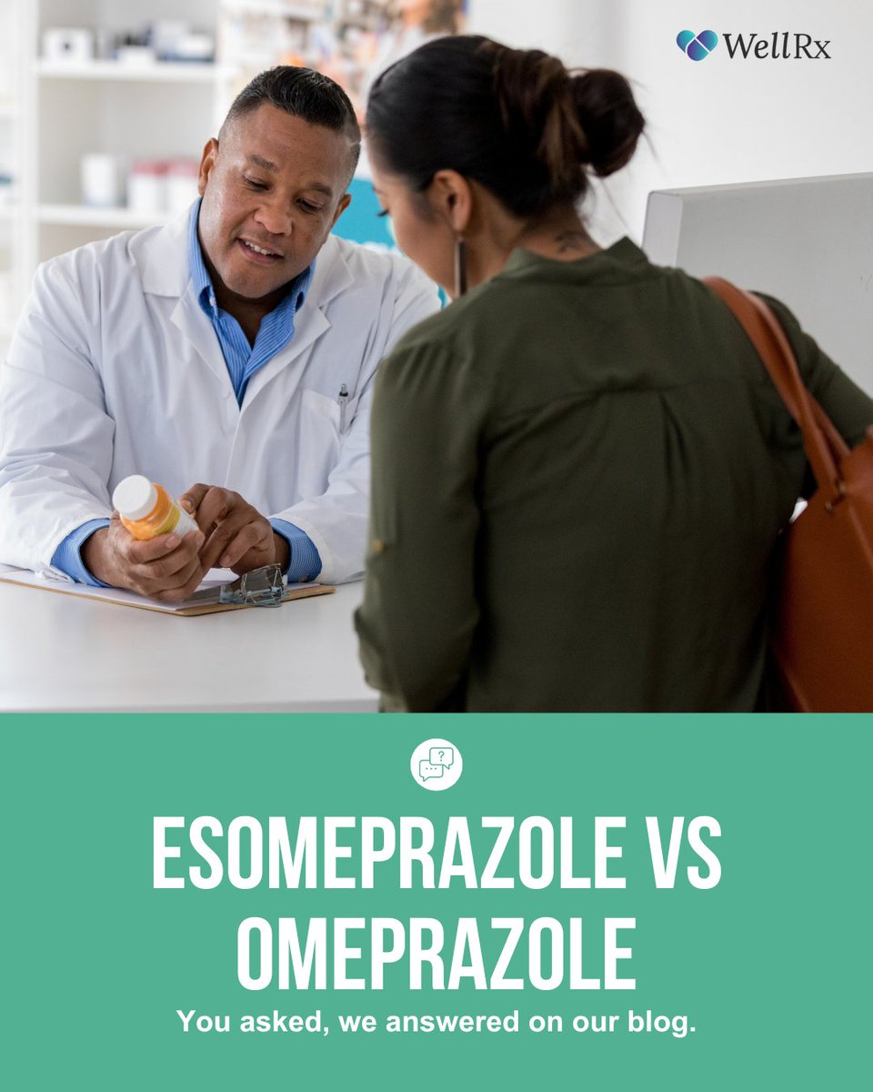 Dealing with heartburn, GERD, or acid reflux?

Get insights from a pharmacist on the similarities and differences between esomeprazole (Nexium) and omeprazole (Prilosec)–two of the most common medications for acid control–on our blog. bit.ly/3KgJKux

#health #wellness