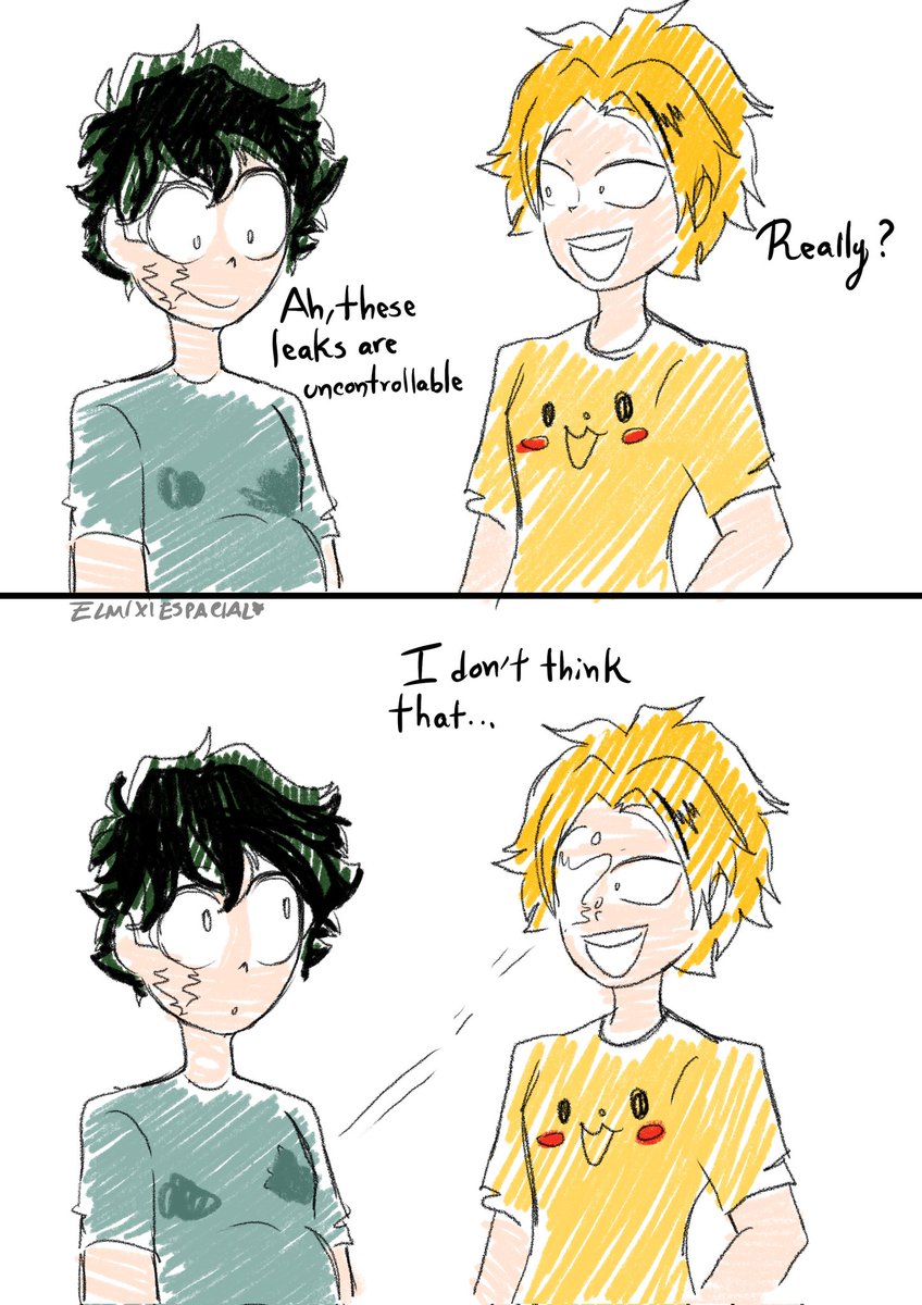 Día 11: Fugas de leche 

Basado en una historia que una seguidora/amiga me contó JAJAJAJA

#admpreg2025 #mpreg #ilitiaforever #bkdk #ktdk #katsudeku