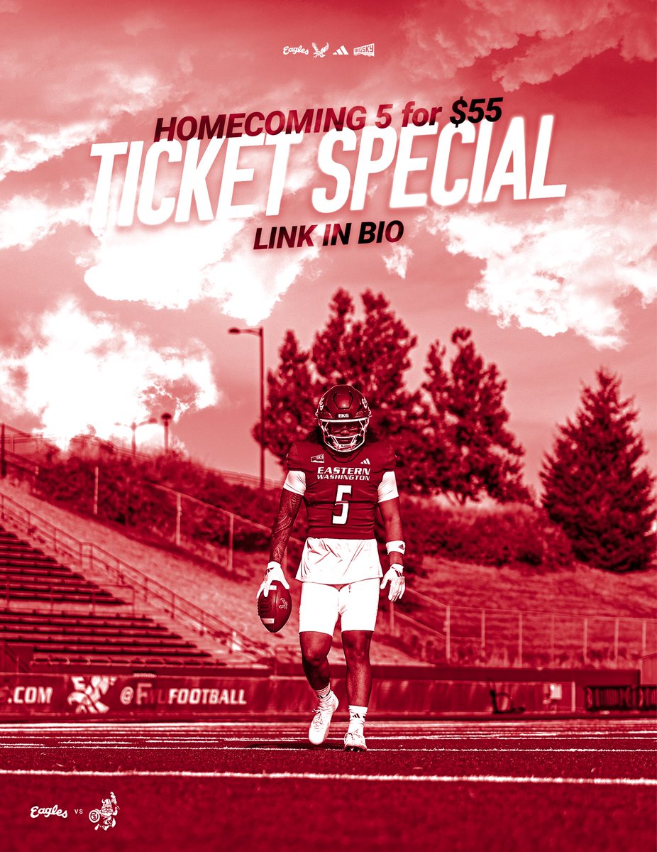 Bring the whole group out to Homecoming on Saturday! Get 5 tickets for $55 in the North Endzone, link in bio 🎟️

#GoEags #EKG #ProtectTheRed