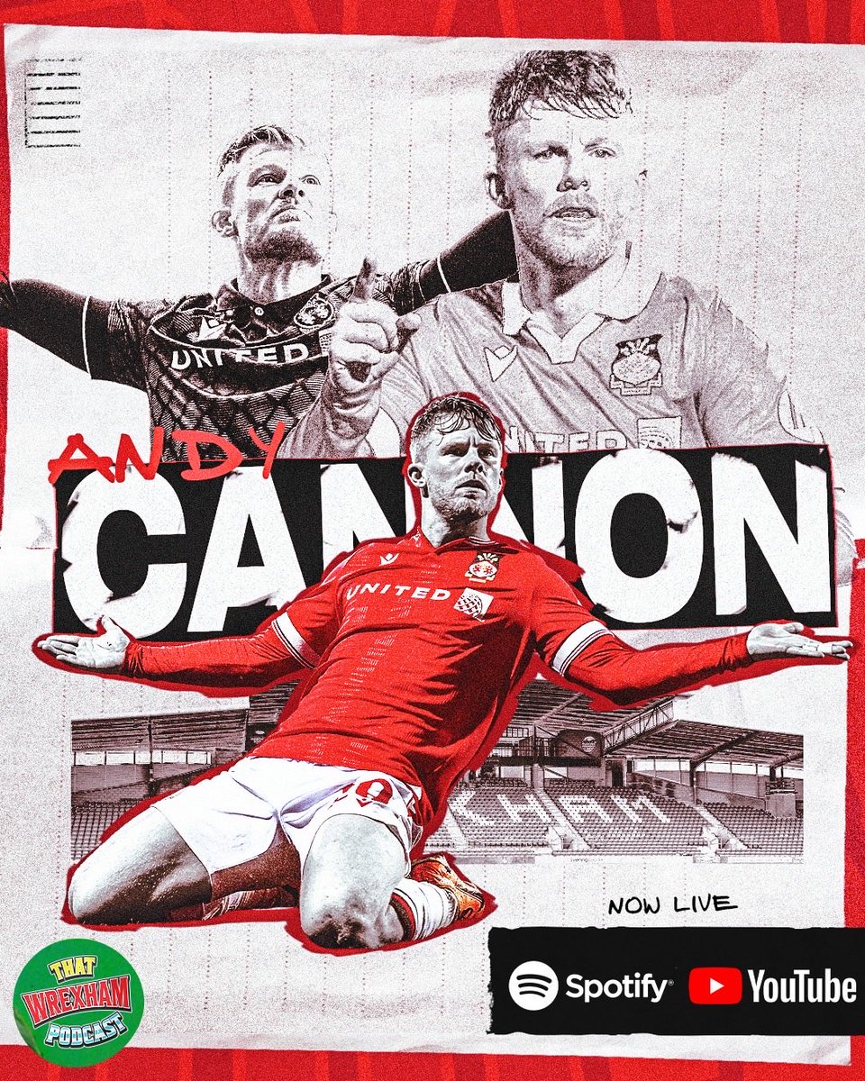 ThatWrexhamPod's tweet image. 🚨 That Wrexham Podcast is now LIVE!! 🚨
Exclusive interviews with Andy Cannon and Wayne Jones from ‘The Turf’ at Wrexham! 🎙️
Now available on the ‘That Wrexham Podcast’ YouTube channel 🙌 🦁 🍺
youtube.com/@ThatWrexhamPo…
#WrexhamAFC #Newpodcast #Football