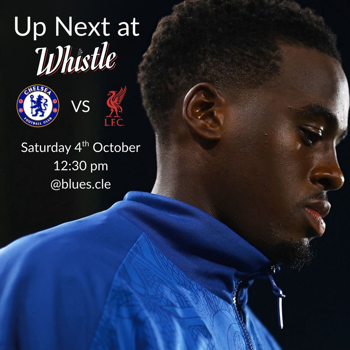 It’s a big one all!  Up next Liverpool - join us Saturday 12:30 at Whistle Taproom and cheer on the lads!  #CLEBlues 🍺🍺🍕🍕⚽️⚽️