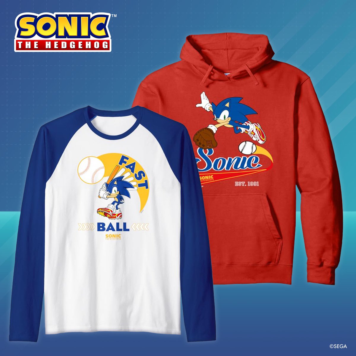 sonic_hedgehog's tweet photo. Whether it’s home runs, touchdowns, or slam dunks — Sonic’s got you covered. 🏀🏈⚾ The NEW Sonic Sports Collection just dropped on Amazon in US &amp; EU.

Link: https://t.co/DSC4fqN9T5 https://t.co/qWjldngPgW