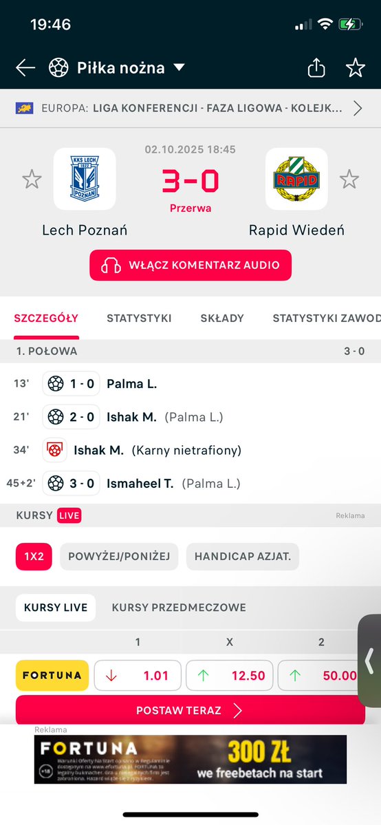 Palma? TOP! 
<a href="/LechPoznan/">Lech Poznań</a> pora zacząć odkładać kasę na wykup :)