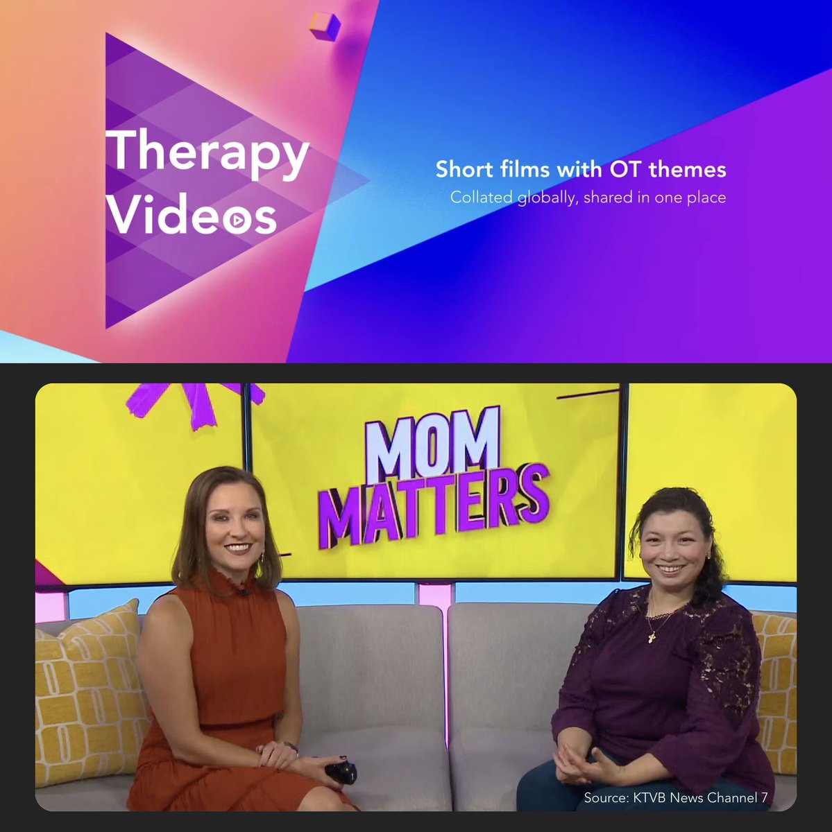 NEW to watch! 📺 Sensory Activities for kids: theOThub.com/videos 

👁👆🏽👅👃🏻👂🏾 On US television, OT Trisha Crone demonstrates simple, fun and edible activities. These target all 8 sensory systems, to support healthy development. #OccupationalTherapy