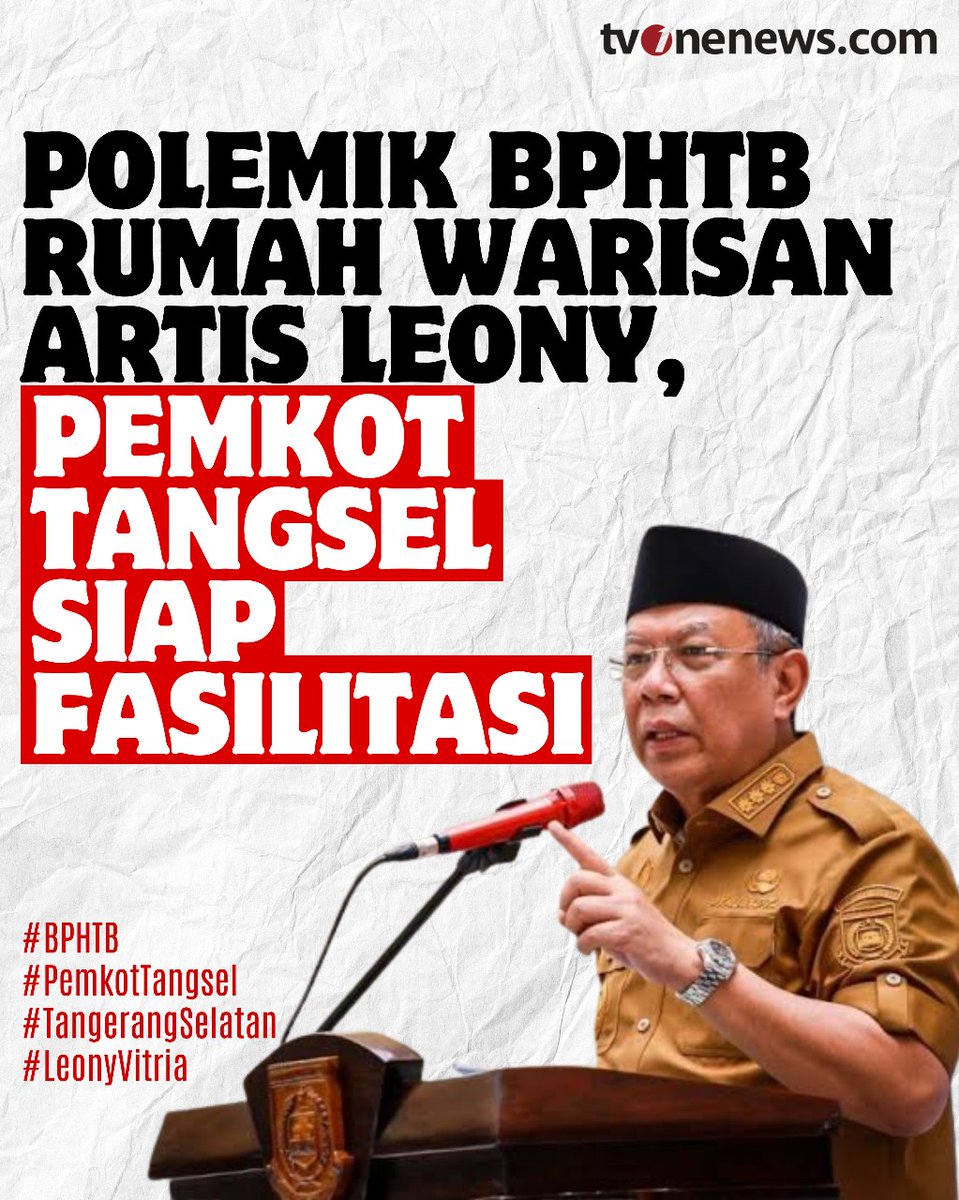 GionBramana's tweet photo. Membayar pajak memang kewajiban, tapi mencari keringanan adalah hak. Keduanya diatur hukum.
#BPHTB #PemkotTangsel #TangerangSelatan #LeonyVitria https://t.co/hY2pHoUtyQ