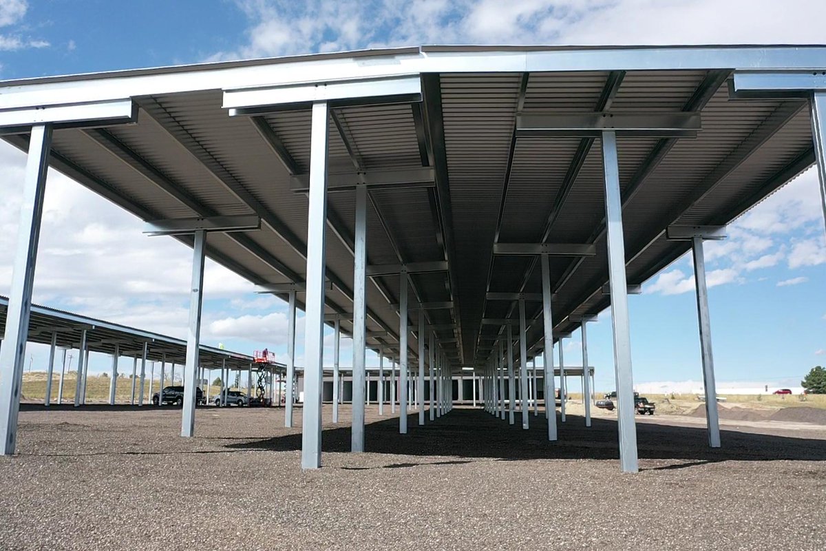 ForgeBuildingC1's tweet image. Forging ahead and making great progress in Kiowa, Colorado, on this 41,342 sf RV storage facility. The facility features both canopies and enclosed units, offering diverse storage solutions for RVs to serve the surrounding communities.

Let's chat about your next project.