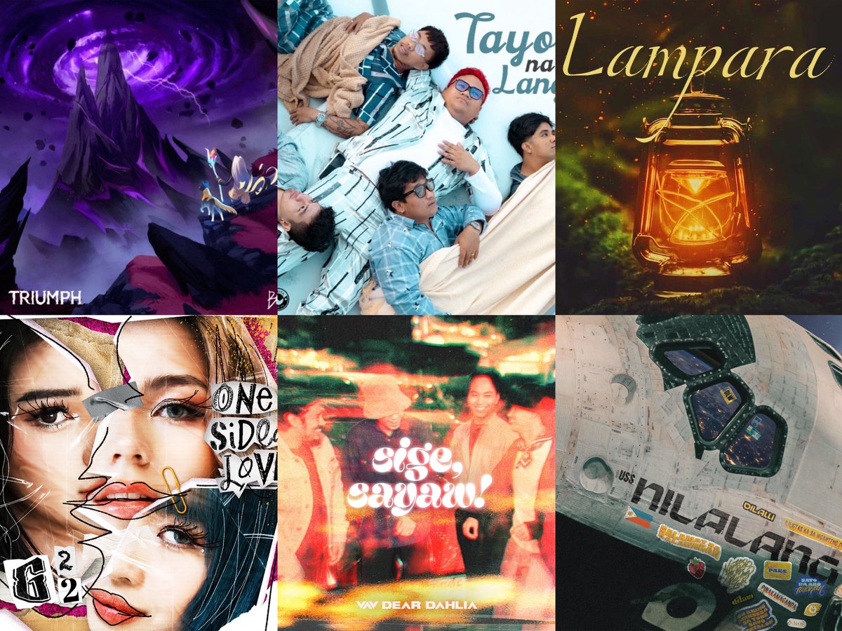 allchartsPH's tweet photo. #38thAwitAwards Best Performance by a Group Artist Nominees:

• "Triumph" - @BenAndBenMusic 
• "Tayo Na Lang" - @nobitamusicph 
• "Lampara" - @PressHitPlay 
• "One Sided Love" - @G22Official 
• "sige, sayaw" - Dear Dahlia
• "Nilalang" - @dilawrakband https://t.co/CWSvsOMunD