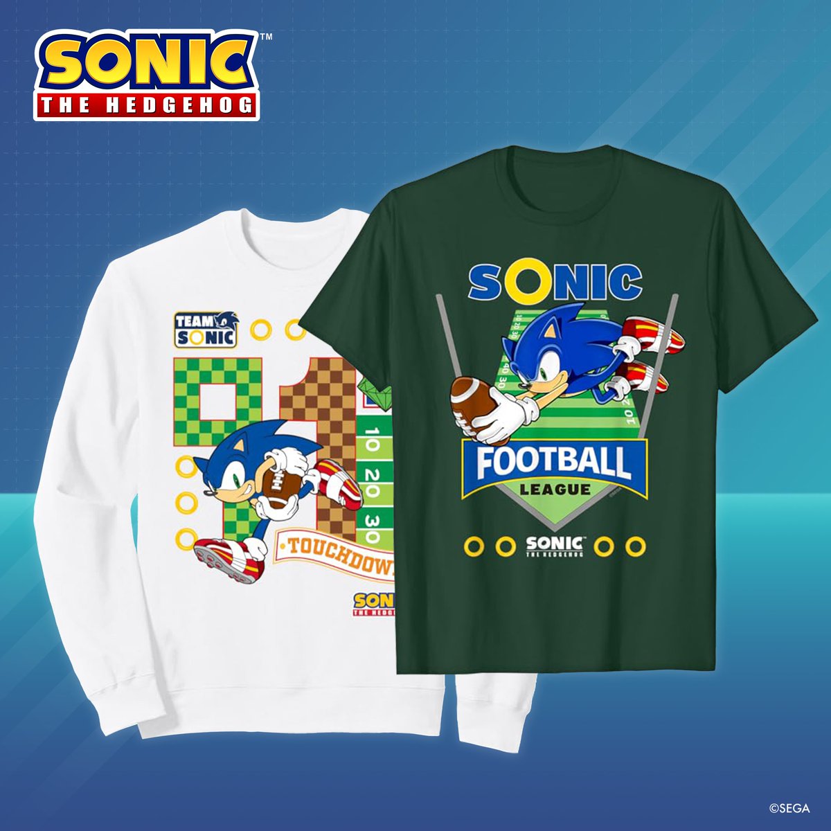 sonic_hedgehog's tweet photo. Whether it’s home runs, touchdowns, or slam dunks — Sonic’s got you covered. 🏀🏈⚾ The NEW Sonic Sports Collection just dropped on Amazon in US &amp; EU.

Link: https://t.co/DSC4fqN9T5 https://t.co/qWjldngPgW