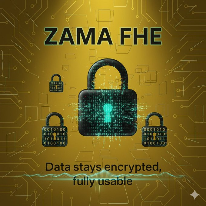 omerbekta_s's tweet photo. Fully Homomorphic Encryption (FHE) lets you compute directly on encrypted data 🔒➡️📊. With @zama, privacy meets usability: secure analytics, AI &amp; finance without exposing sensitive info. Future of data = encrypted. #ZamaCreatorProgram https://t.co/8DU8QrQnFE