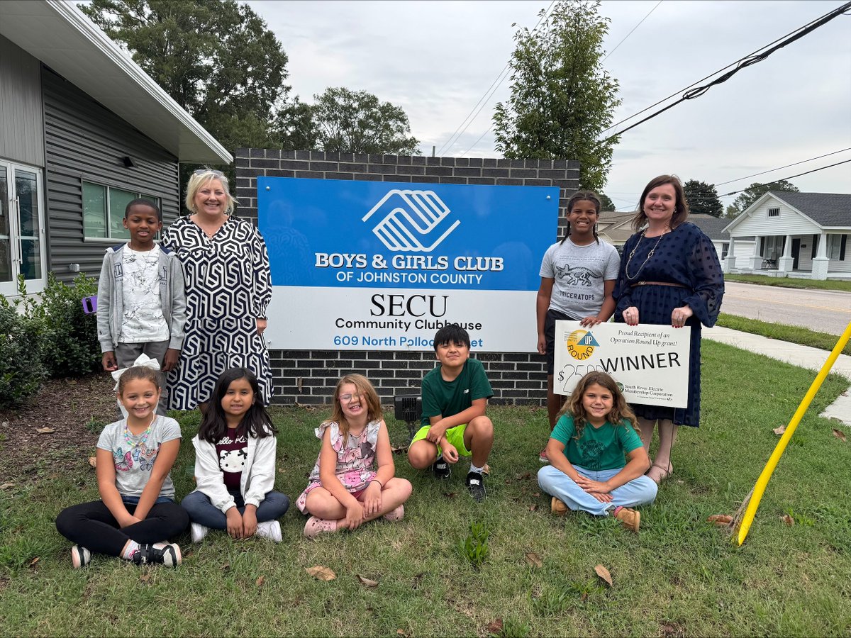 Students in Johnston County are making health, wellness and fitness a priority while in the care of the Boys &amp; Girls Club of Johnston Co. This initiative received a boost with  a grant through Operation Round Up. Pictured: Lynn Stanley and Kelly Blanchard with BGC students.
