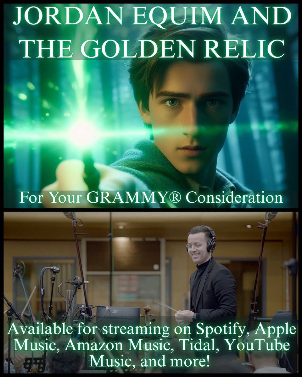 MaxFMusic's tweet photo. GRAMMY Awards® For Your Consideration

Jordan Equim and the Golden Relic

Best Instrumental Composition

https://t.co/y6g4upYSRm https://t.co/vDDTflTb5R