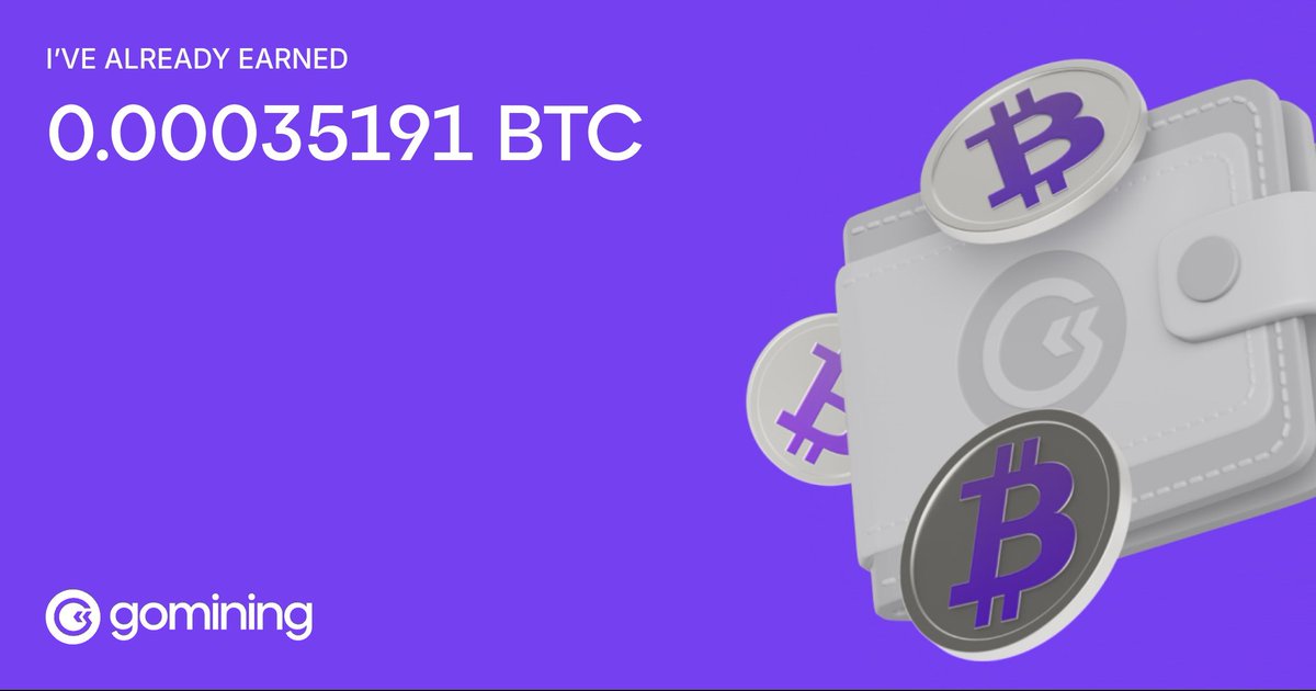 GabarronRe2707's tweet image. #Mining #Bitcoin the smart way!
No rigs. No noise. No stress. ✅
Just simple daily #BTC payouts from the cloud 💎
I started with a FREE bonus miner & now running 16.56 TH/s ⚡️
🔥 Claim your free bonus miner & start stacking sats today:
👉 gomining.com/?ref=G0J1QFT
#Crypto