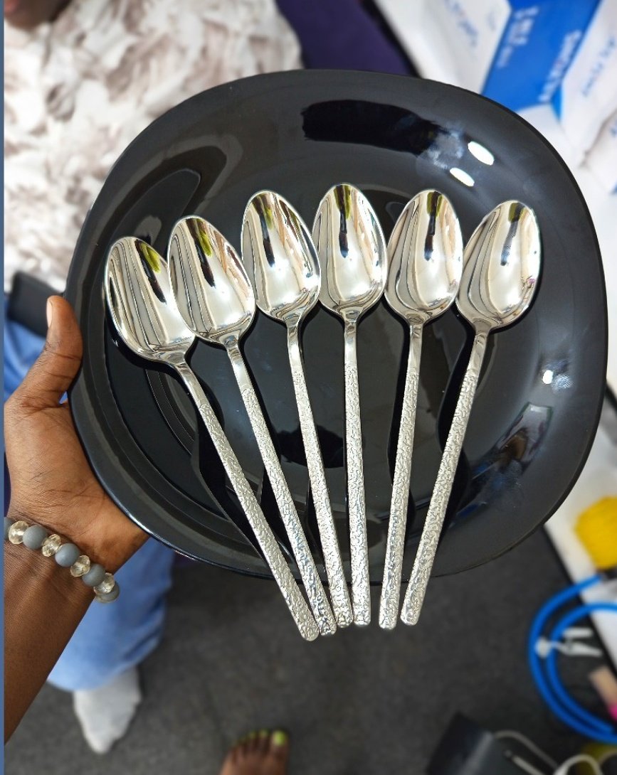 Kuna hizi silver spoons..uwheeee, havipauki, vizito, havivunjiki🙌

TSH 13,000

0755693113

📍 Ubungo External, mikoa yote tunatuma