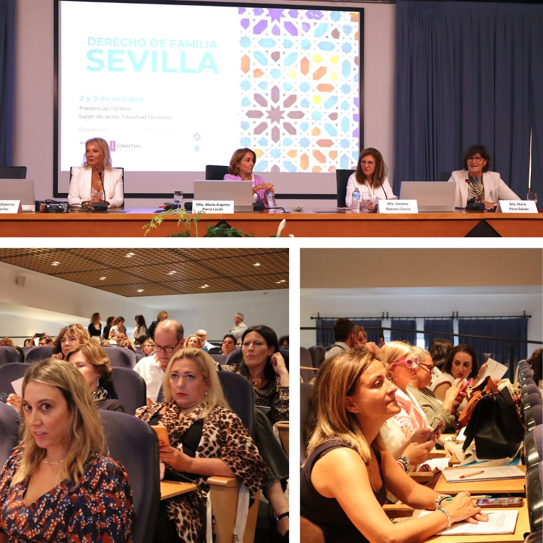 AeafaAbogados's tweet photo. Nuestra presidenta, @lopezmuelasv, María Pérez Galván y la magistrada Antonia Roncero arropan a la magistrada del TS, Ángeles Parra Lucán, en su ponencia sobre las consecuencias económicas y patrimoniales tras el cese de las parejas de hecho.
#AEAFA en #Sevilla. https://t.co/coXXal4u5T
