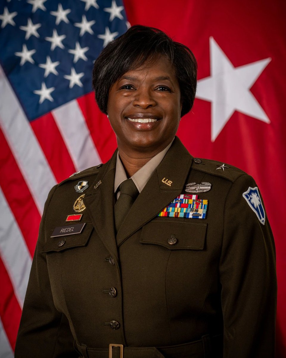 Citadel1842's tweet photo. Brig. Gen. Linda Riedel, Deputy Director of The Citadel DoD Cyber Institute, has been selected to be deputy commanding general of the U.S. Army’s Cyber Center of Excellence. We are proud to have her representing The Citadel and the South Carolina National Guard. Read more about her new role here: https://t.co/RfJNId2NBn