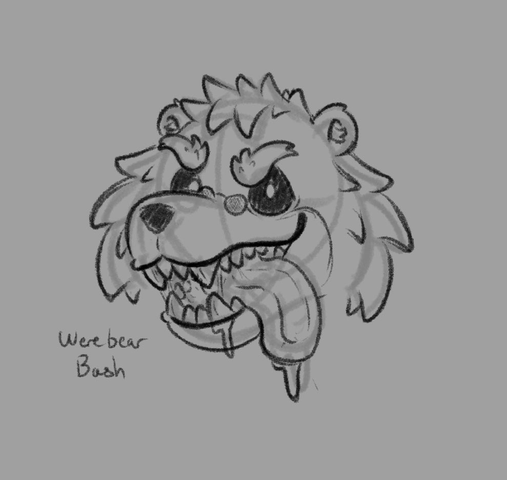 werebear Bash? 

Just experimenting with ideas for the spooky month :3