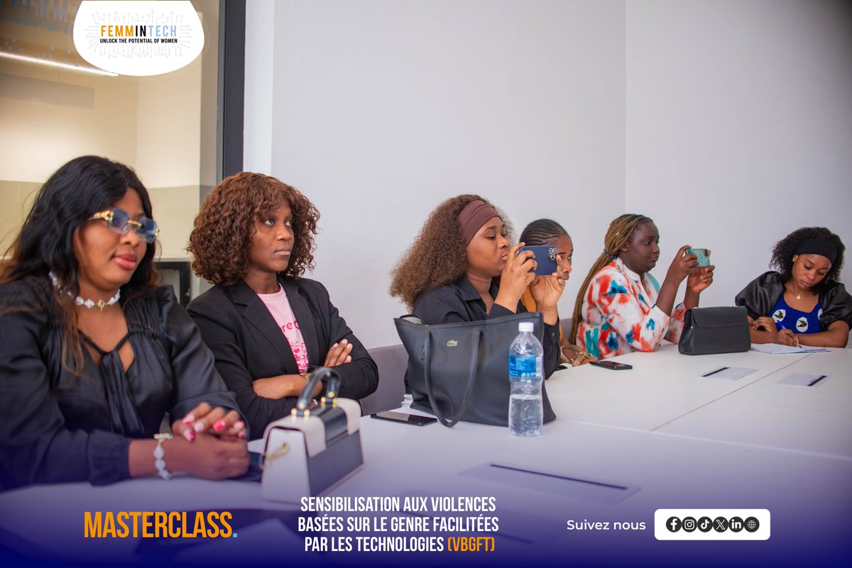 Femmintech_'s tweet image. Masterclass percutante sur les VBGFT💡
Une journée riche en apprentissages et en échanges, marquée par la présence exceptionnelle de Madame Mai Lam Nguyen-Conan, auteure et conférencière.
Merci aux participantes engagées !
#FemmInTech #VBGFT #Masterclass #Technologie #Genre