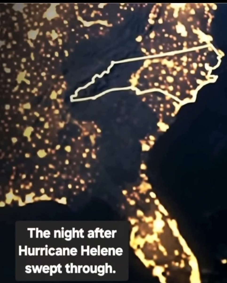 The devastation of hurricane Helene last year was so significant the impact to the electrical grid could be seen from space.