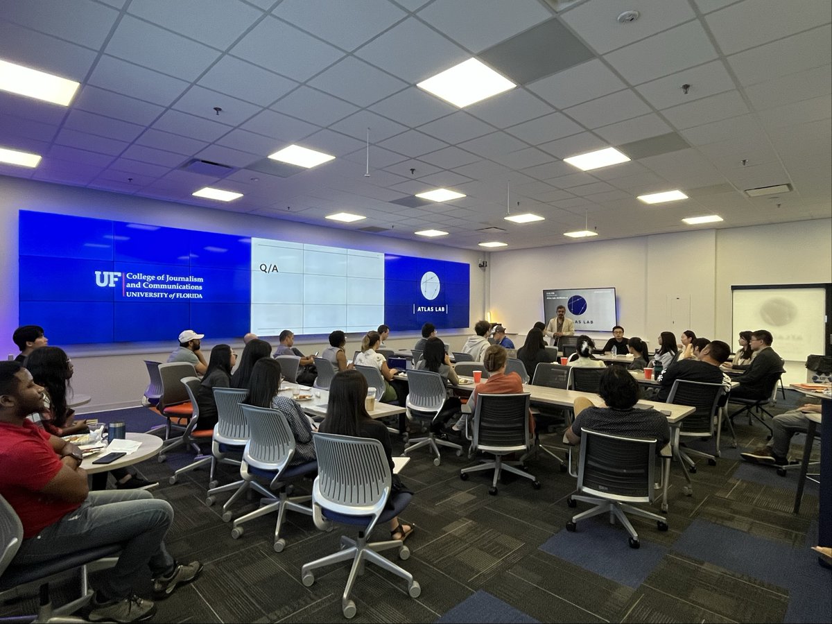 UFCJCGrad's tweet image. We were honored to host @Shyamer of @PENNSTATEU1 at @UFCJCGrad. He delivered two compelling talks on ethical AI and research innovation, sparking meaningful dialogue across campus. Thank you, Dr. Sundar, for sharing your expertise! #AI #EthicalTech #UF