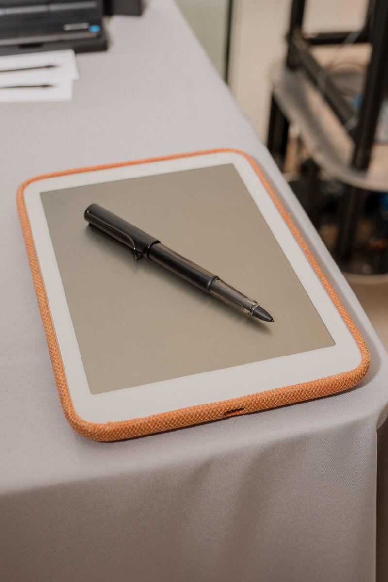 ragsgups's tweet photo. Some products I was looking forward to trying and did:
- @FrameworkPuter Desktop (configurable, powerful, smallest desktop pc yet)
- @daylightco DC-1 (high fps, distraction-less writing tablet)
- @nuwapen (digitize all writing)
- @infinitemachine P1 (2-wheeled cybertruck) https://t.co/tfpTvLnggO