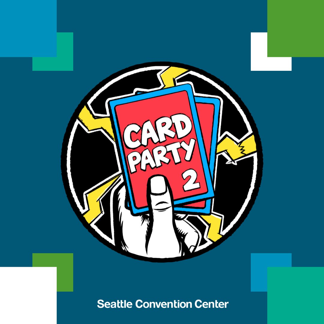 For the FIRST TIME EVER, Card Party is coming to SCC! October 3-5, the Pokmon  card community descends on Seattle for trading, battling & collecting. Epic  stage shows, creator meet-and-greets, trade nights
