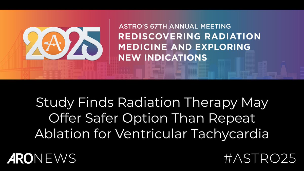 Applied_RadOnc's tweet image. “For patients who do not respond to traditional therapies and are at high risk of complications, noninvasive radiation may be a safer alternative.”
🔗 ow.ly/bNsx50X5naR
#ASTRO25 #ASTRO2025 #RadOnc #RadiationTherapy