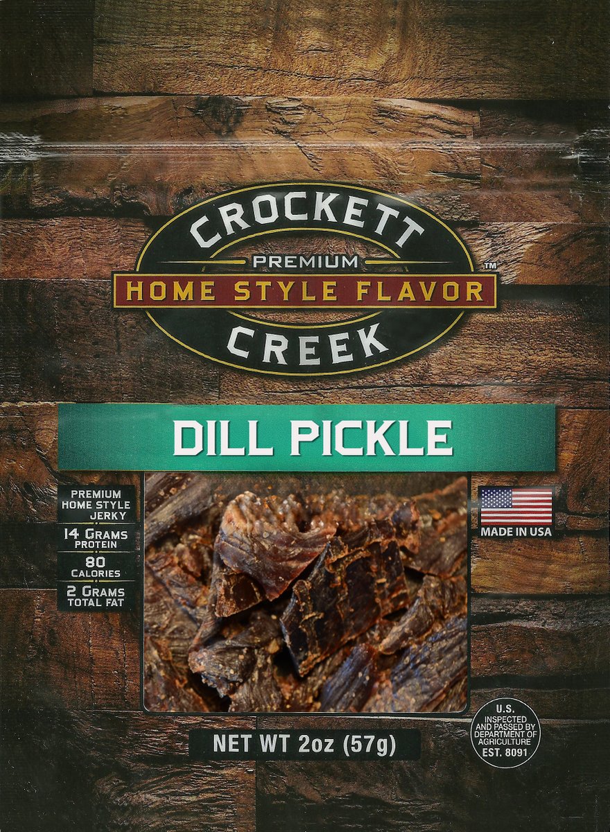 We have an announcement. And It’s a pretty big dill. 

Crockett Creek Dill Pickle Jerky is now available. 🥒

Order today➡️ crockettcreek.com/product/dill-p…