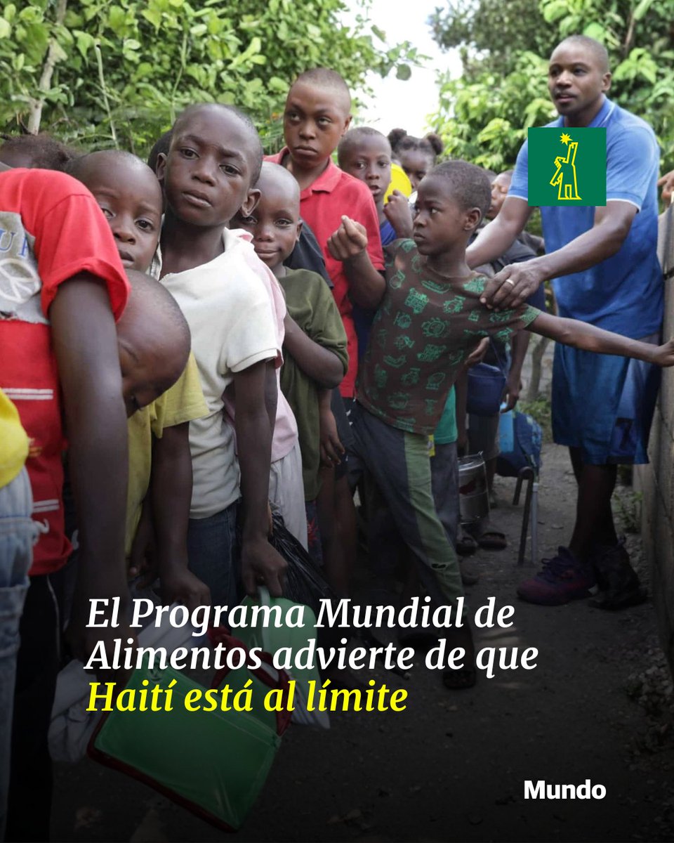 DiarioLibre's tweet photo. 🌐 |#MundoDL| El organismo señaló que Haití es el único país de América, y uno de los cinco del mundo, cuya población se enfrenta a niveles catastróficos (IPC5) de hambre

🔗https://t.co/6txRAjZr9z

#DiarioLibre #ProgramaMundialDeAlimentos #Haití https://t.co/mj0MdmGvHX