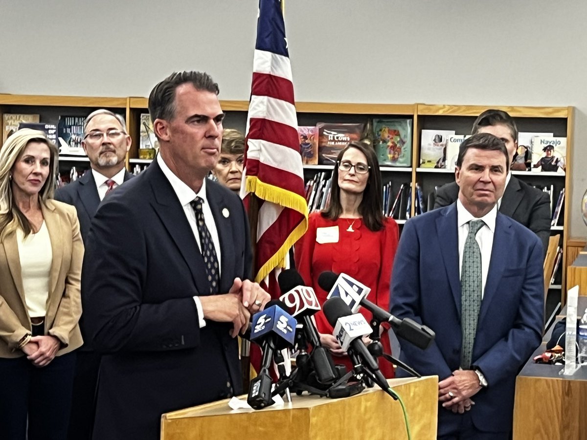 Newly appointed Oklahoma State Superintendent Lindel Fields gave a heartfelt speech, getting emotional when discussing “steadying the waters” of Oklahoma’s education department.