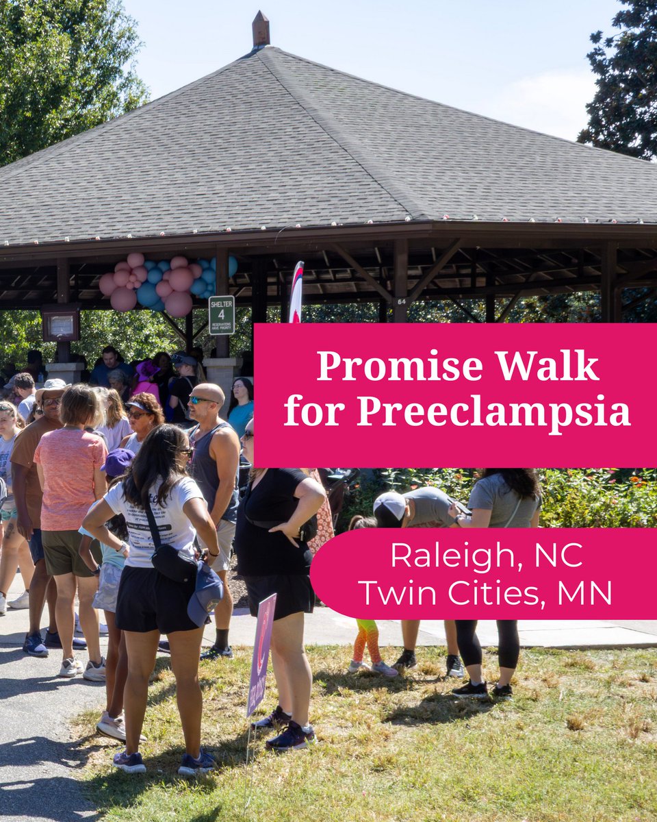preeclampsia's tweet image. In late September, we had the #Raleigh, #NC, and the #TwinCities #MN #PromiseWalkforPreeclampsia. Thank you to all who came out to "make strides" for moms &amp;amp; babies! We are very grateful for all the volunteers and chairs who put together these walks! 

#preeclampsia