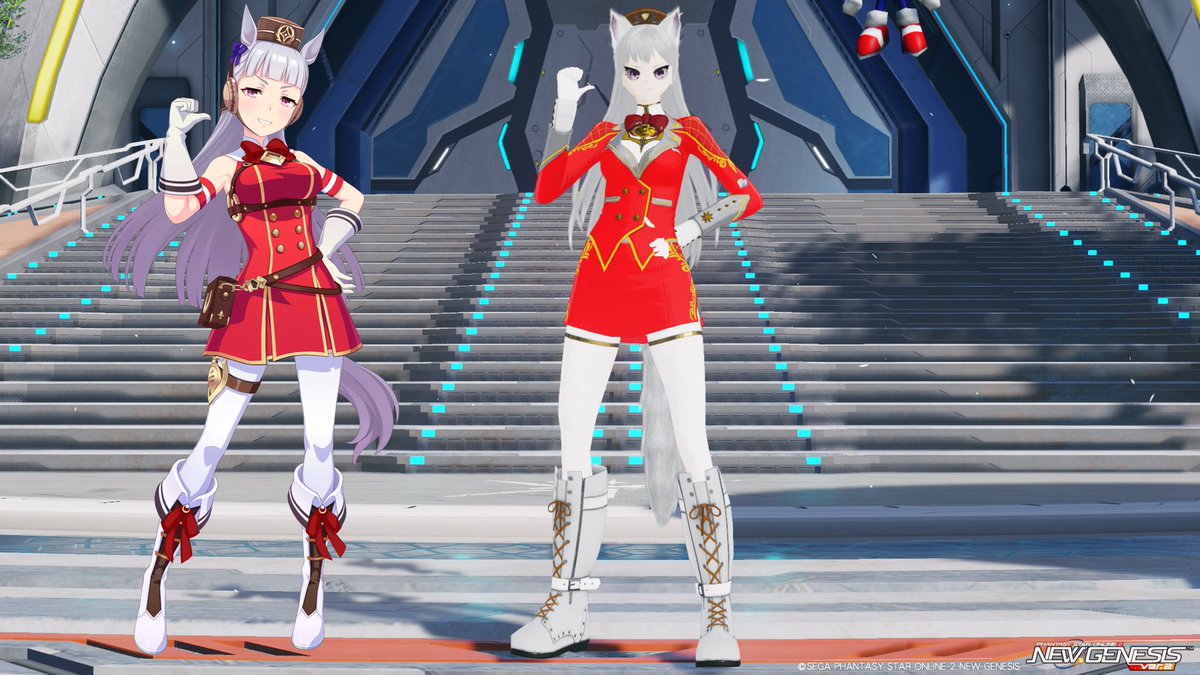 sonicsmash_PSO2's tweet image. Think Muki's the only one dressing up for Halloween event?
This time, Eluza is joining in with her, and she will be dressed as Gold Ship from Umamusume.
"Raidar alert... Raidar alert... Arks defenders signal detected."

#PSO2 #PSO2NGS #PSO2GLOBAL #PSO2NGS_SS