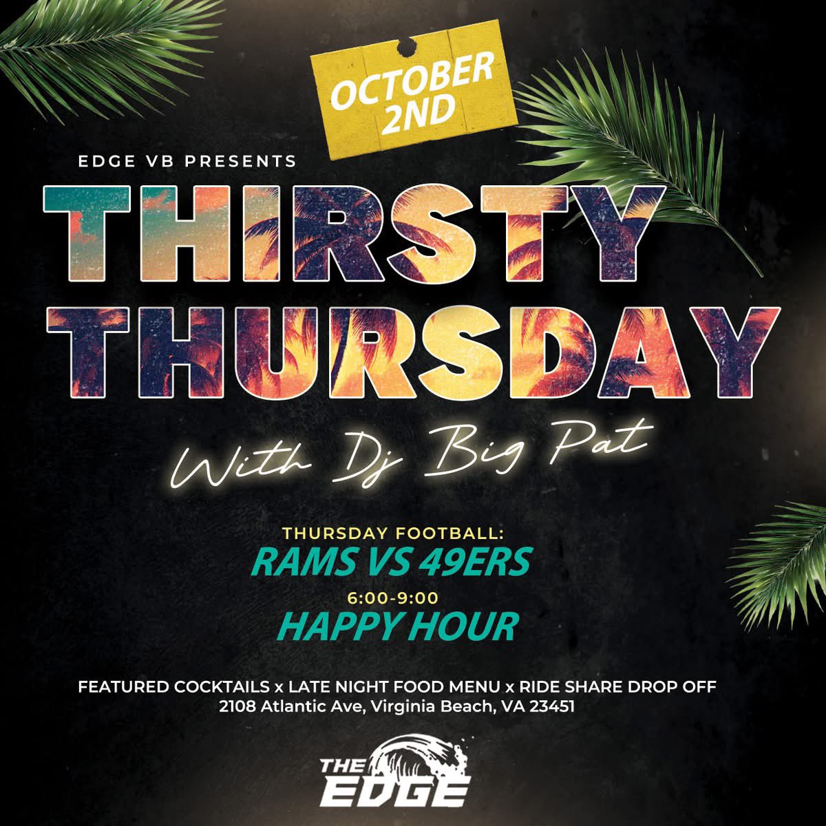 Behind the bar for happy hour 5-9
$5 teremana shots til 9 get wit me