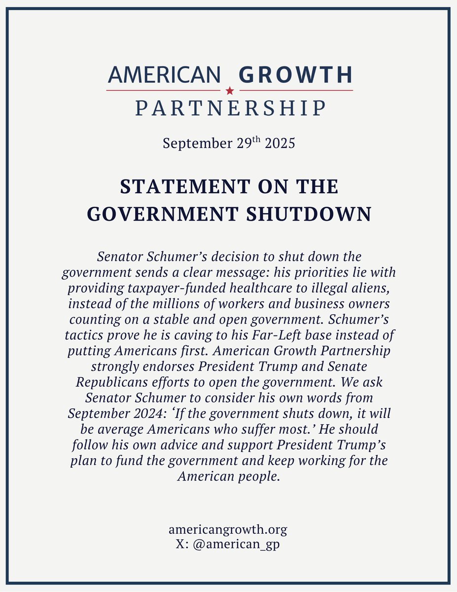 American Growth Partnership tweet media