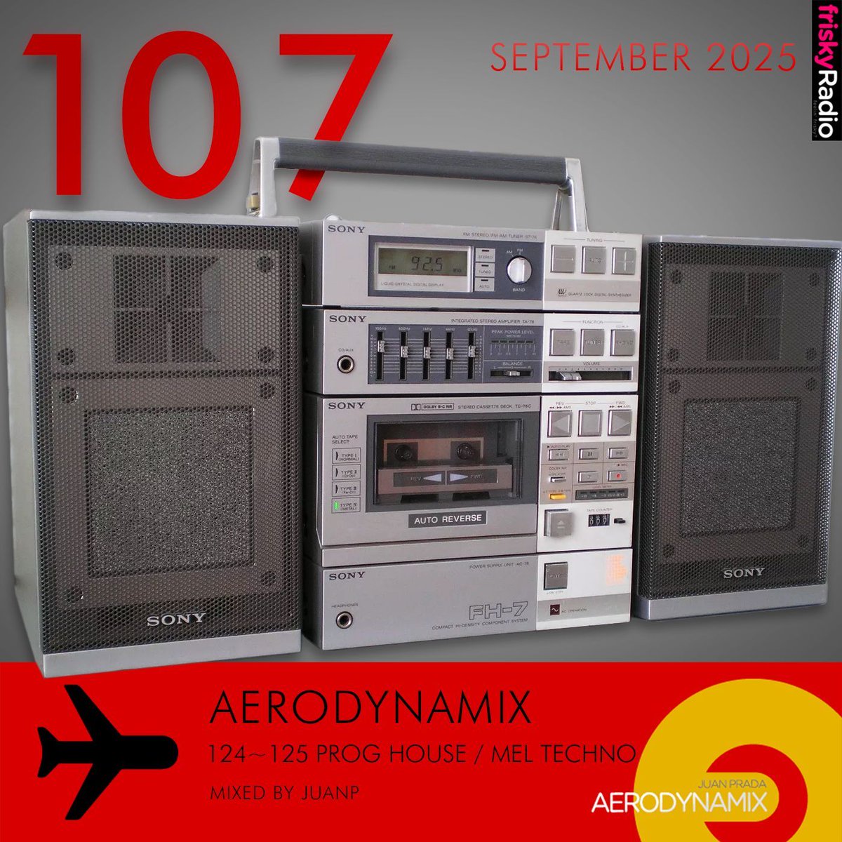 Aerodynamix 107 is now ready to listen and download at dj.juanprada.com