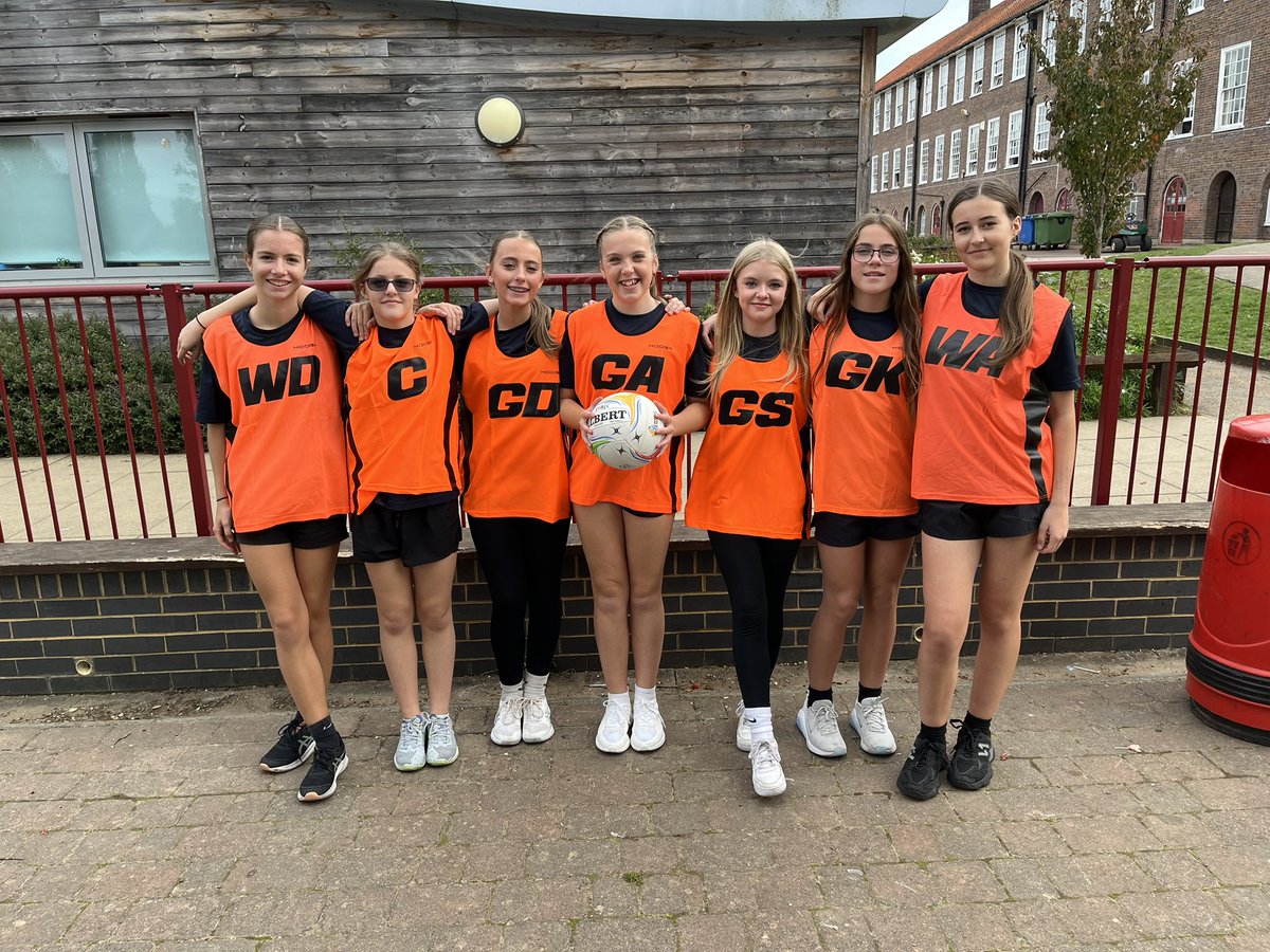Y9 netball came out on top following their matches against St Benes and County High tonight