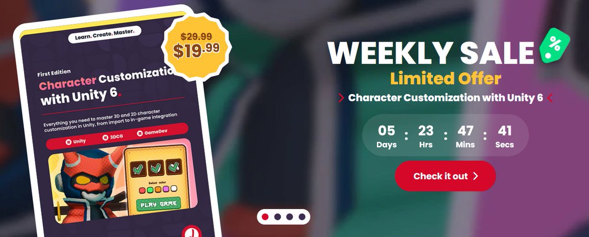 Just for a limited time! A new update is coming soon! 🔗jettelly.com/store/characte…

#indiedev #gamedev #unity3d