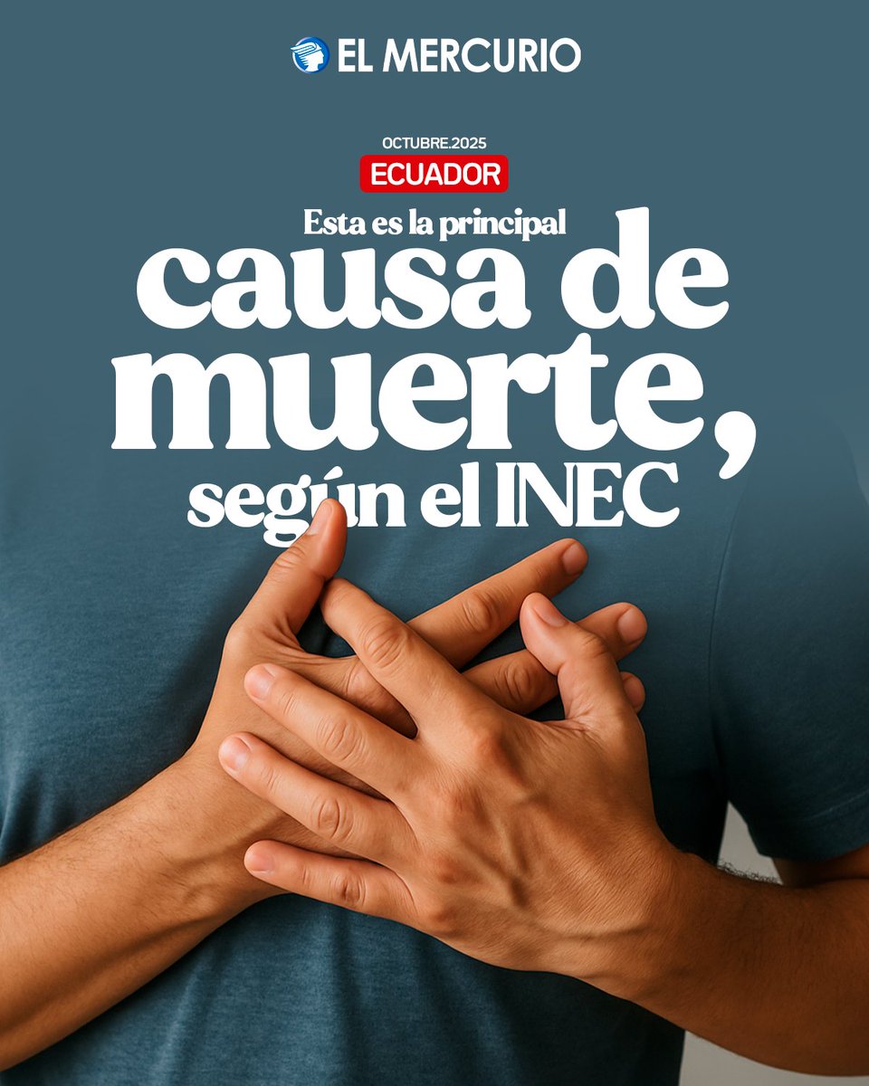 ⚠️En #Ecuador esta es la principal causa de muerte: elmercurio.com.ec/actualidad/202…