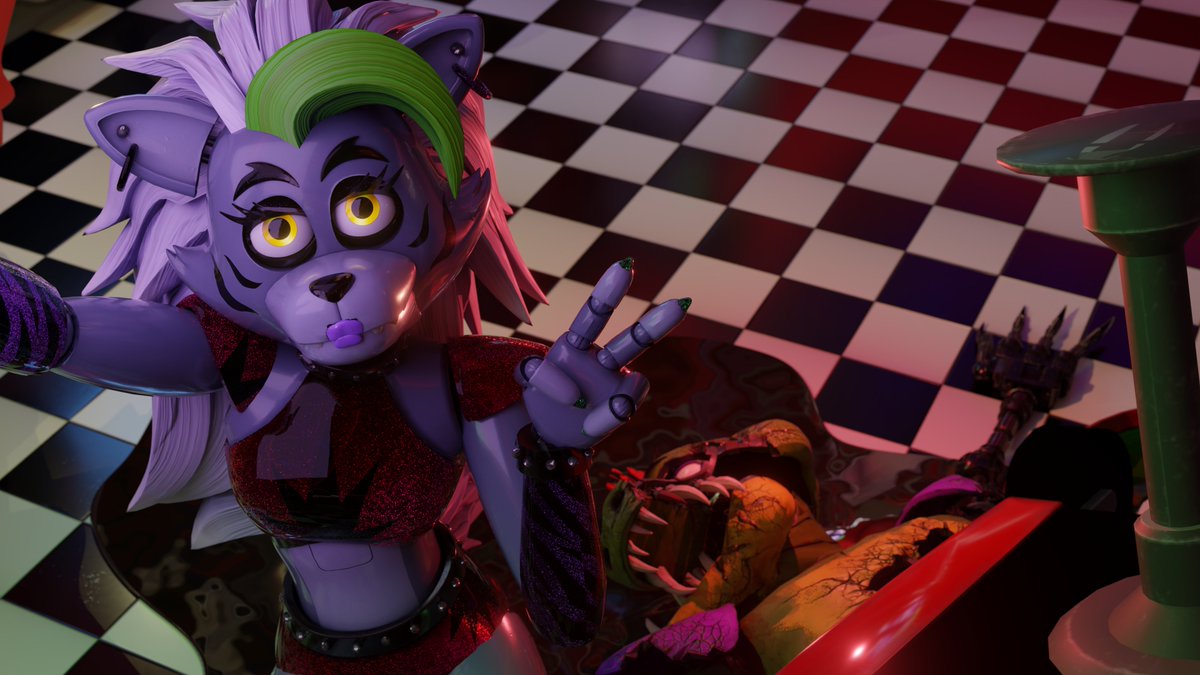 ChillRighty's tweet photo. Oh sweet revenge!
Roxy quoted: "I hate to get my legs dirty of this gross oil, but you think the star can let this be!?"
#roxannewolf #fnaf #fnafsb #steponup #montygator #montgomerygator #roxy #fnafsecuritybreach #fivenightsatfreddys https://t.co/CRPTy4UgNt