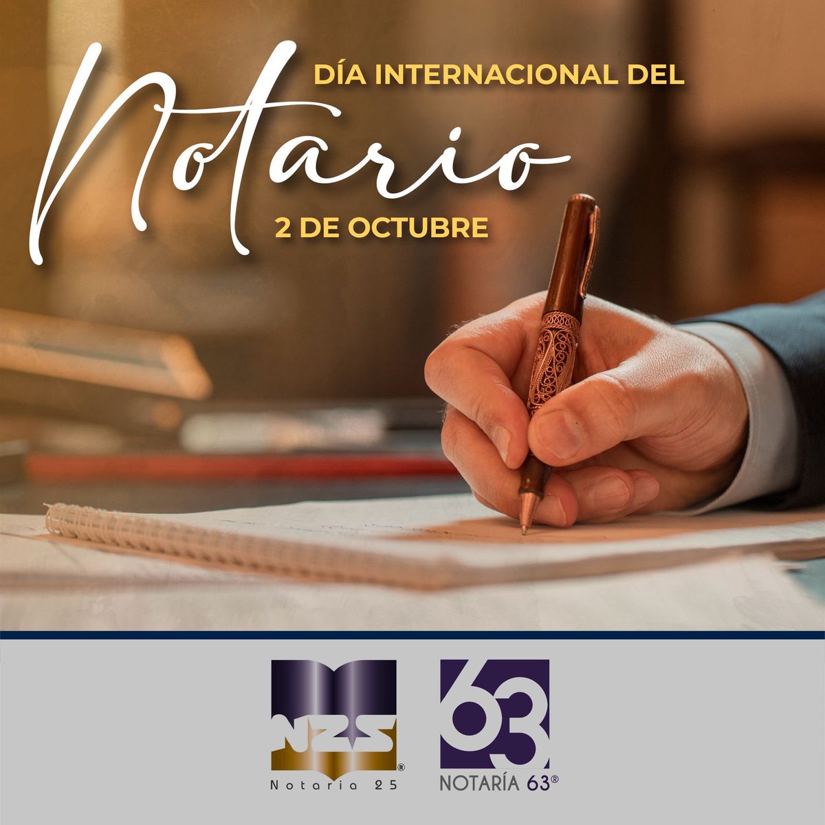 📜✨
Hoy celebramos el Día Internacional del Notario.
Con orgullo reafirmamos nuestro compromiso de dar certeza y legalidad a cada acto de la vida jurídica.

#DíaDelNotario #Notariado #Querétaro