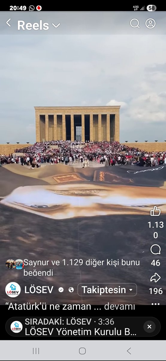 Atatürk izinde  yolundan ayrılmadan Dr Üstün Ezer Hocamın Lösemili çocuklar ve hastalar için verdiği mücadelede hep yanındayız yanında olacağım gelin cocuklarımızın bir nefes almasında birlik beraberlik içinde olalım herşey Lösev için bekle Ankara geliyoruz gücümüzü herkez görsün