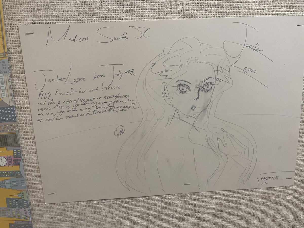 💙🧡Our talented students created beautiful drawings and captions honoring Hispanic Heritage leaders during Art Specials🖌️🎨🖼️. We are so proud of their creativity and the way they celebrate culture, history, and inspiration this Hispanic Heritage Month!☺️