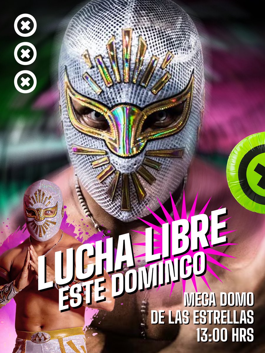 💥 ¡Prepárate para el domingo más espectacular en la #FDSF2025!
La lucha libre llega al Mega Domo de las Estrellas 🦸‍♂️🤼‍♀️ con el poder y la emoción que solo los grandes del ring pueden dar.

📍 Domingo 5 de octubre
🕐 13:00 hrs

👉 La cita es aquí… 🎉

#LateConOrgullo #LuchaLibre