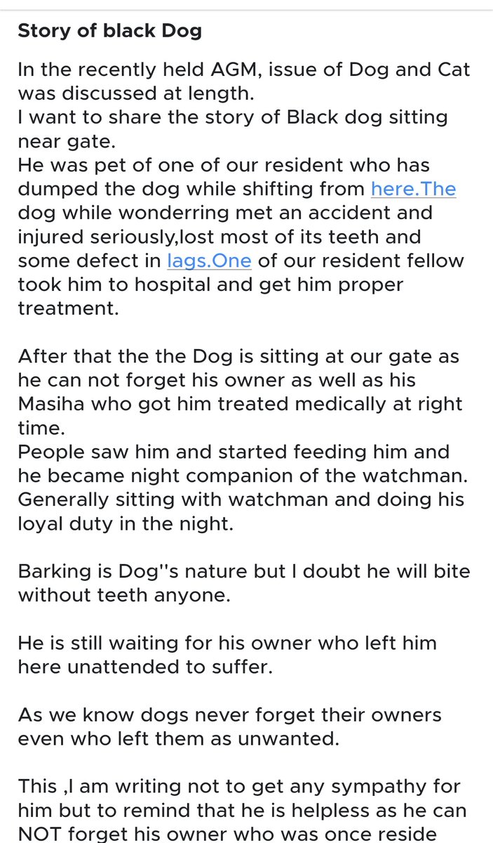 vikramvaidy's tweet photo. Saw this post in our community group. Not a dog lover myself but this makes me so sad.

Can't help wondering what kind of sick mentality makes someone do this. If you can't take care of pets, why even have one...

#petparent
#pets https://t.co/leXBDrP2MP