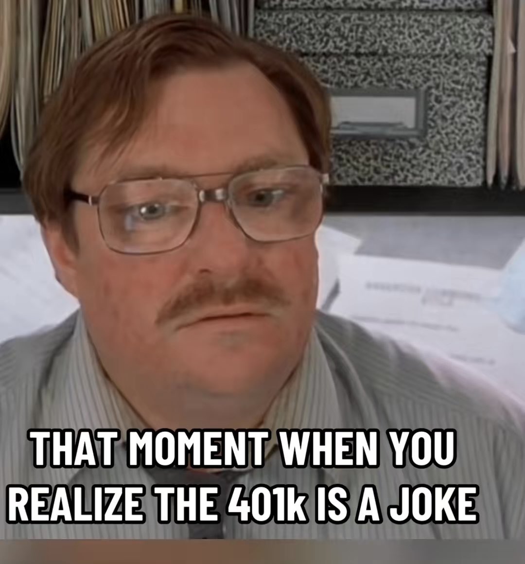 <a href="/AutismCapital/">Autism Capital 🧩</a> <a href="/FoolOfElysium/">Fool Of Elysium</a> The 401(k) is a joke <a href="/401_JK/">401JK 🃏</a>