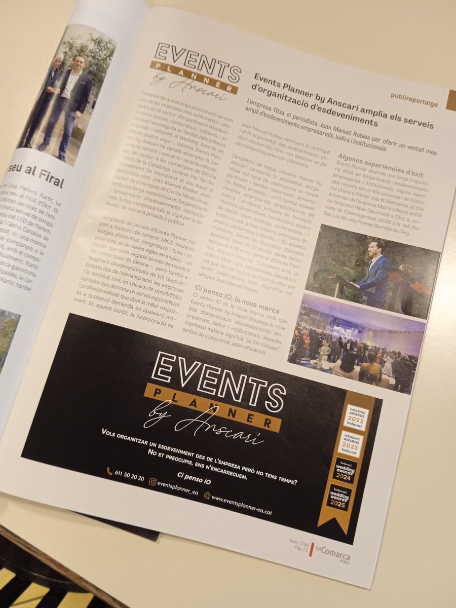 Avui hem sortit a <a href="/LaComarcadOlot/">La Comarca d'Olot</a> ! 💪 #EventsPlannerbyAnscari
#CipensoiO