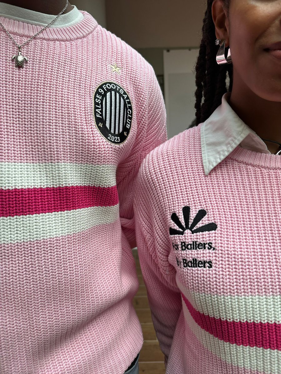 F9Manny's tweet photo. And False 9 F.C.🩷🎗️Decided to create some Pink Sweaters for my brand based in the 15/16 Juve away shirt. All profits going to the breast cancer society

Link to purchase: https://t.co/xWUxT2DVij https://t.co/1OYP43YkKl