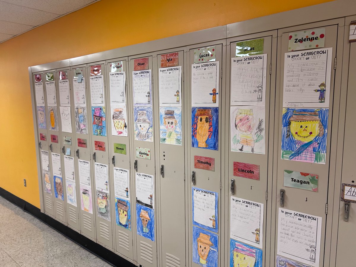DinaFouser's tweet photo. 🍂✏️Our 2nd graders at @HomevilleEleme1 celebrated fall through writing! Research shows writing builds critical thinking, reading comprehension &amp; communication skills. Proud of their seasonal creativity + growing literacy! #LiteracyMatters #WMtitanpride @WestMifflinArea https://t.co/ktFJQv1H4q