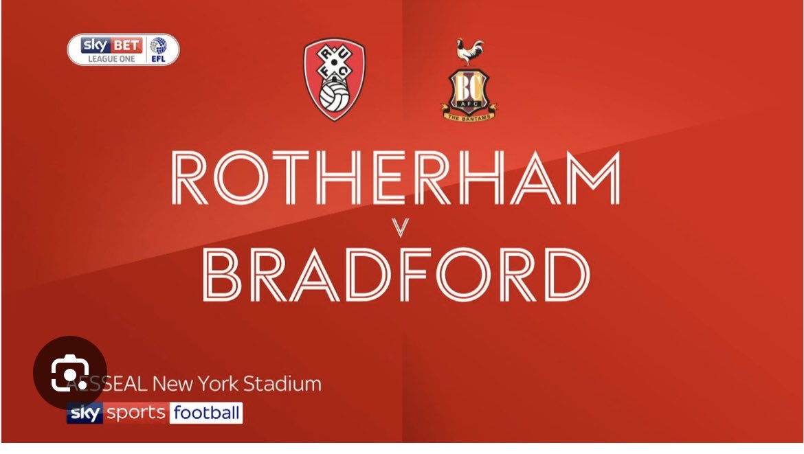 leamrico's tweet photo. Looking forward to be in the @skysports studio for the ⁦@RotherhamUnited⁩ v ⁦@officialbantams⁩ tonight. Good Luck to all ⚽️ https://t.co/38x2HKeFP7