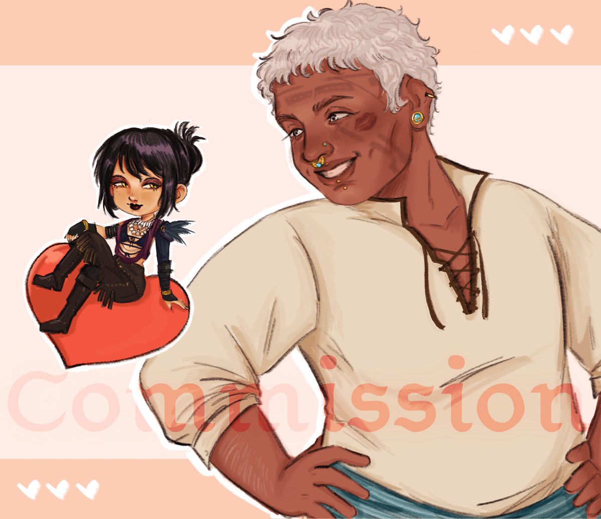 Butch Alistair Truther (@andrastesboobs) on Twitter photo Commission done for dearest oomf <a href="/dread_coyote/">damn aylin 🗡️🎃</a> of her oc Rika, Thank you !!
I 🩷 BUTCHFEMME!!!!! Commission done for dearest oomf <a href="/dread_coyote/">damn aylin 🗡️🎃</a> of her oc Rika, Thank you !!
I 🩷 BUTCHFEMME!!!!!