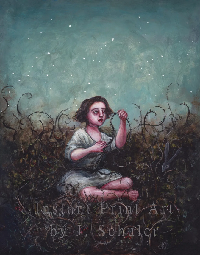 JulieKSchuler's tweet photo. Batology, The Study of Brambles.
Painting to Download
Available at https://t.co/28YgBxkZvr
https://t.co/qABxsqPNrY
#painting #surrealism #fairytale #brambles #fantasyart #download https://t.co/LwzODCuxBm
